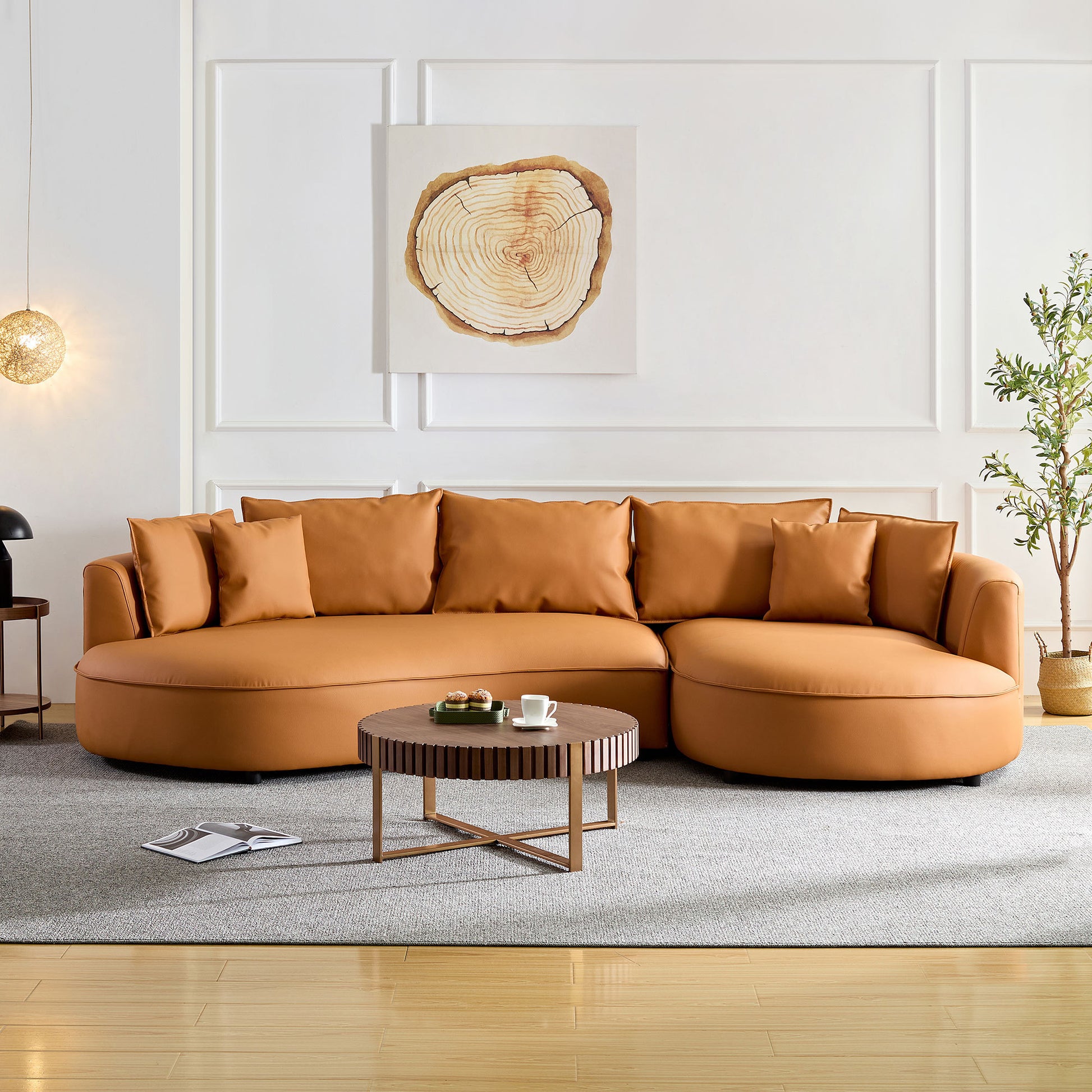 Modern Sectional curved Sofa Couch
