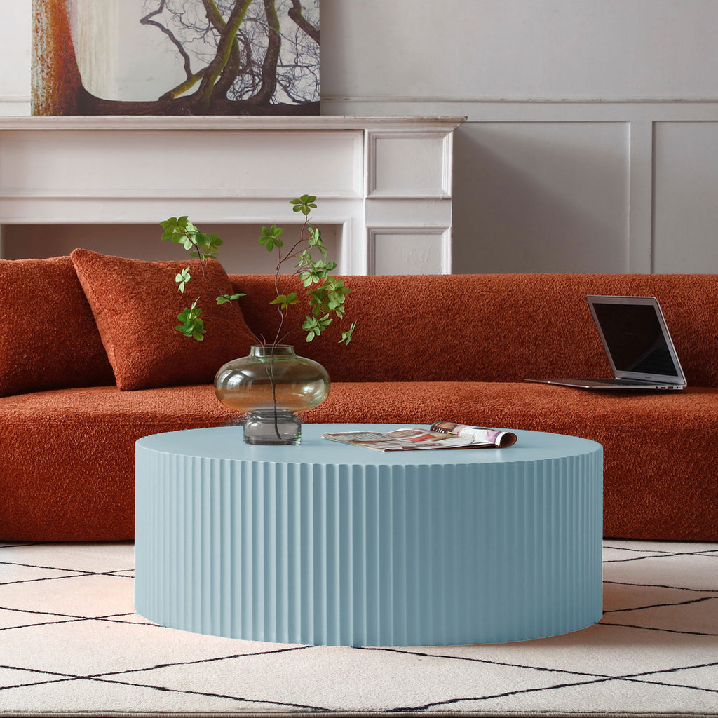 Sleek and Modern Round Coffee Table