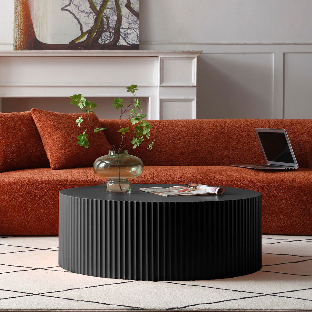 Sleek and Modern Round Coffee Table