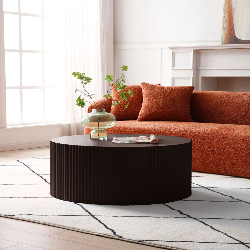 Sleek and Modern Round Coffee Table