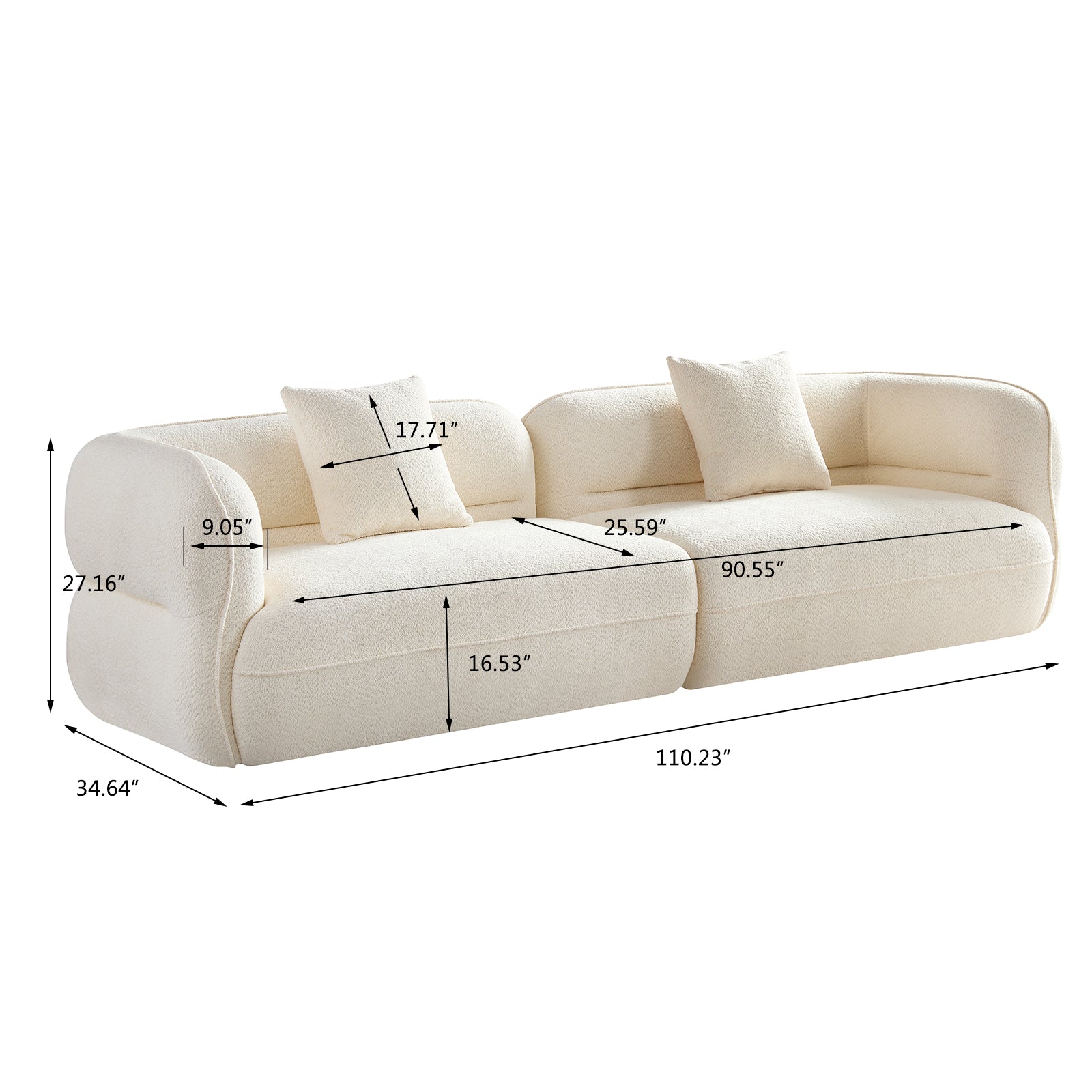 Sectional Cloud Sofa