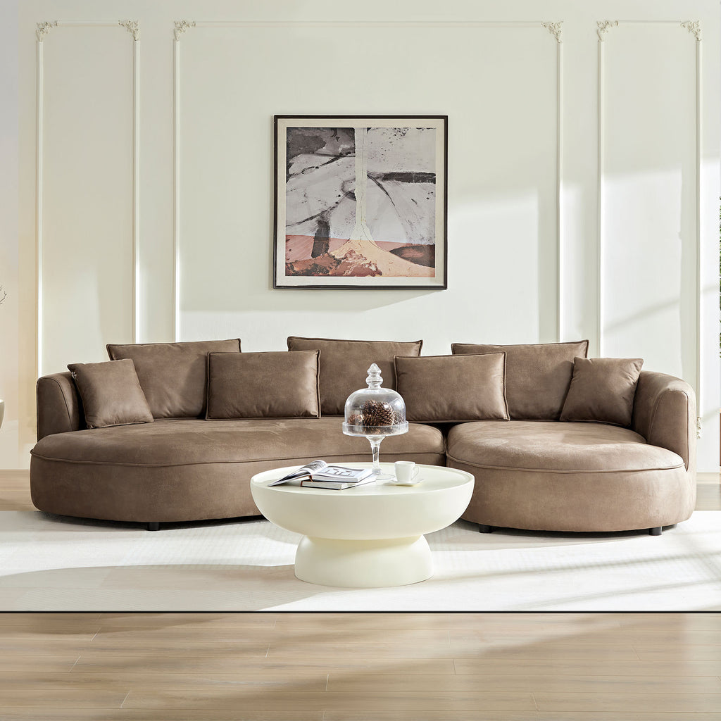 Modern Sectional curved Sofa Couch