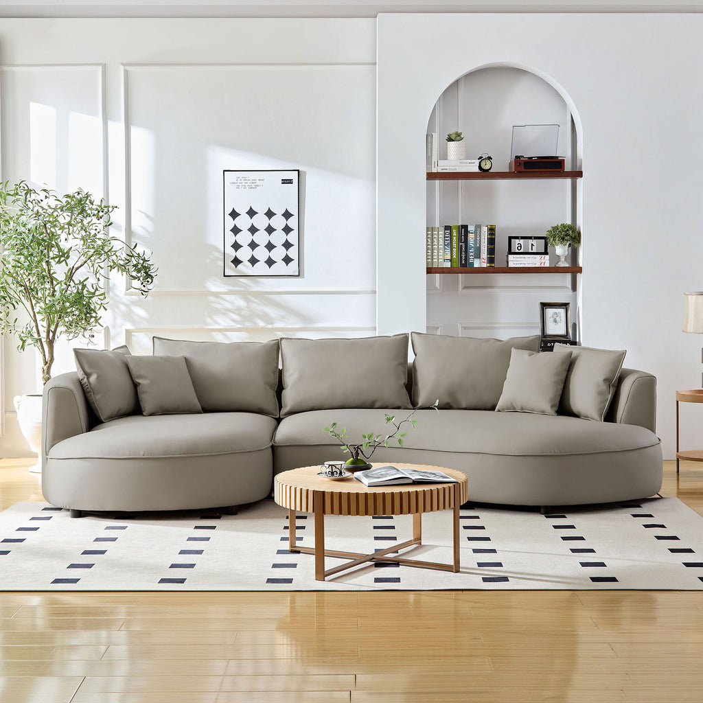 Modern Sectional curved Sofa Couch