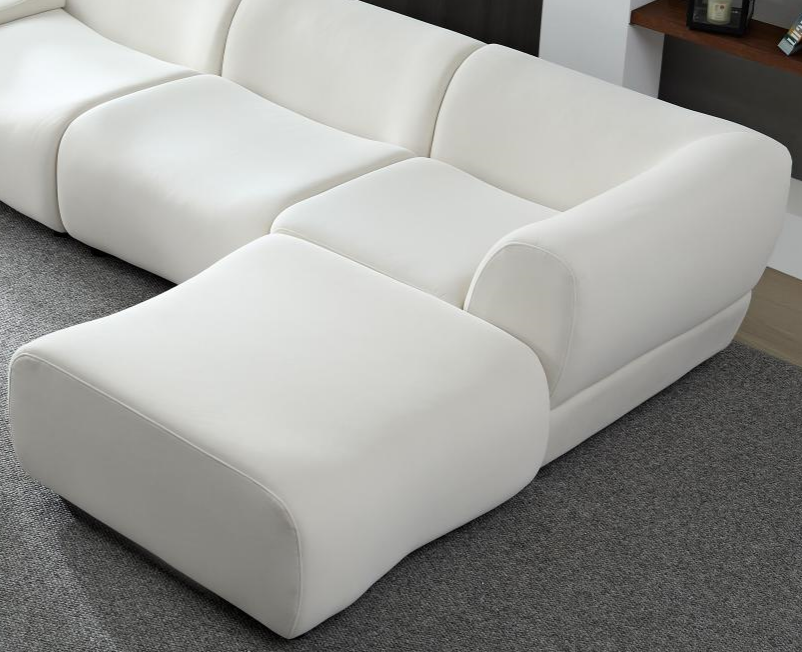 Bamboo Like Sectional Sofa