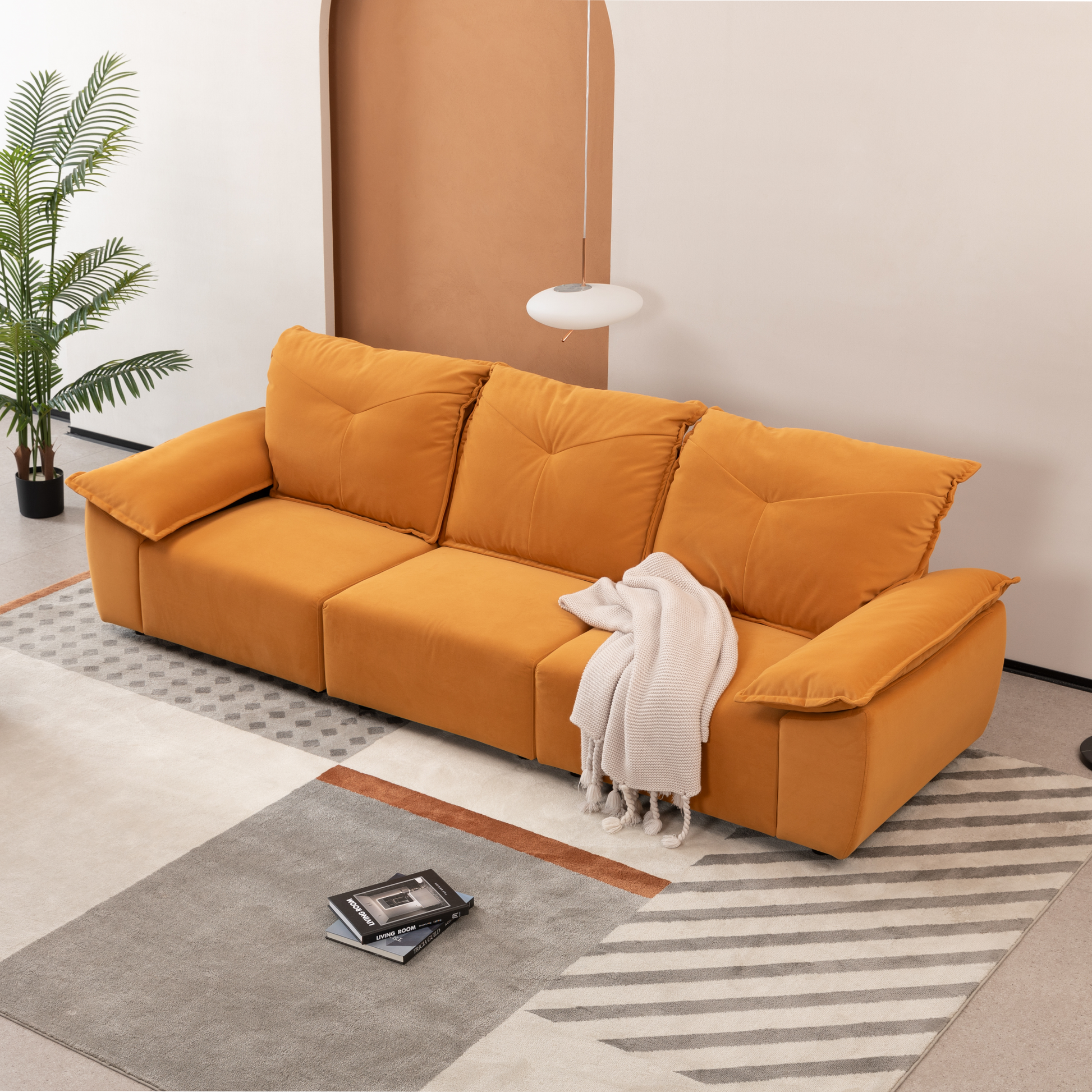 CozyEase 3-Seater Sofa