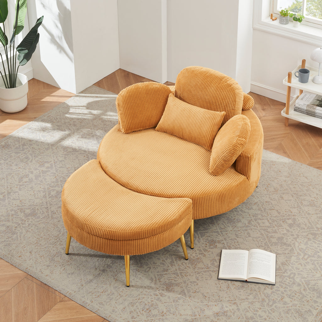 Small sofa with small end table