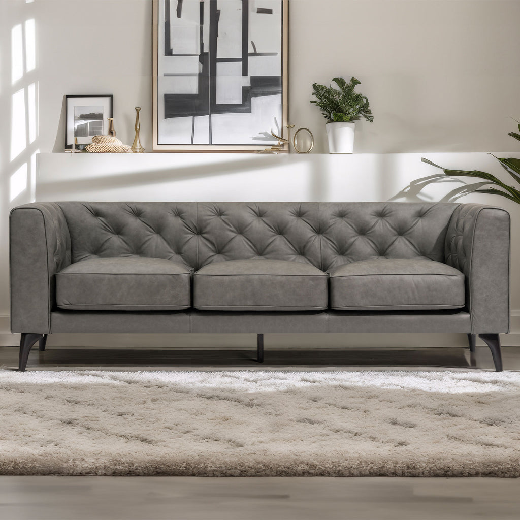 Genuine Leather Couch