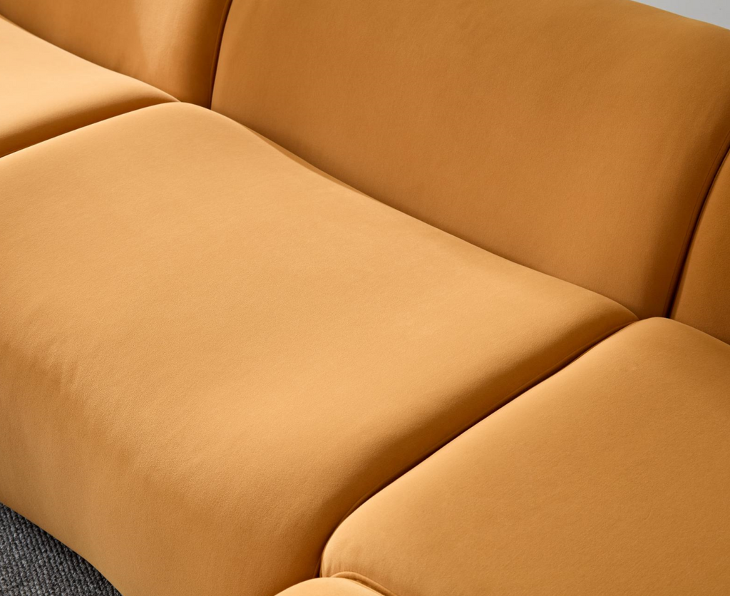 Bamboo Like Sectional Sofa