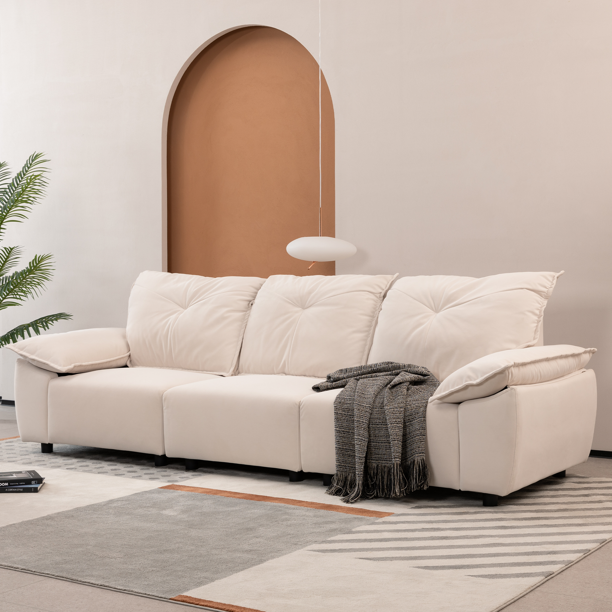 CozyEase 3-Seater Sofa
