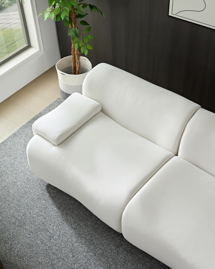 Bamboo Like Sectional Sofa