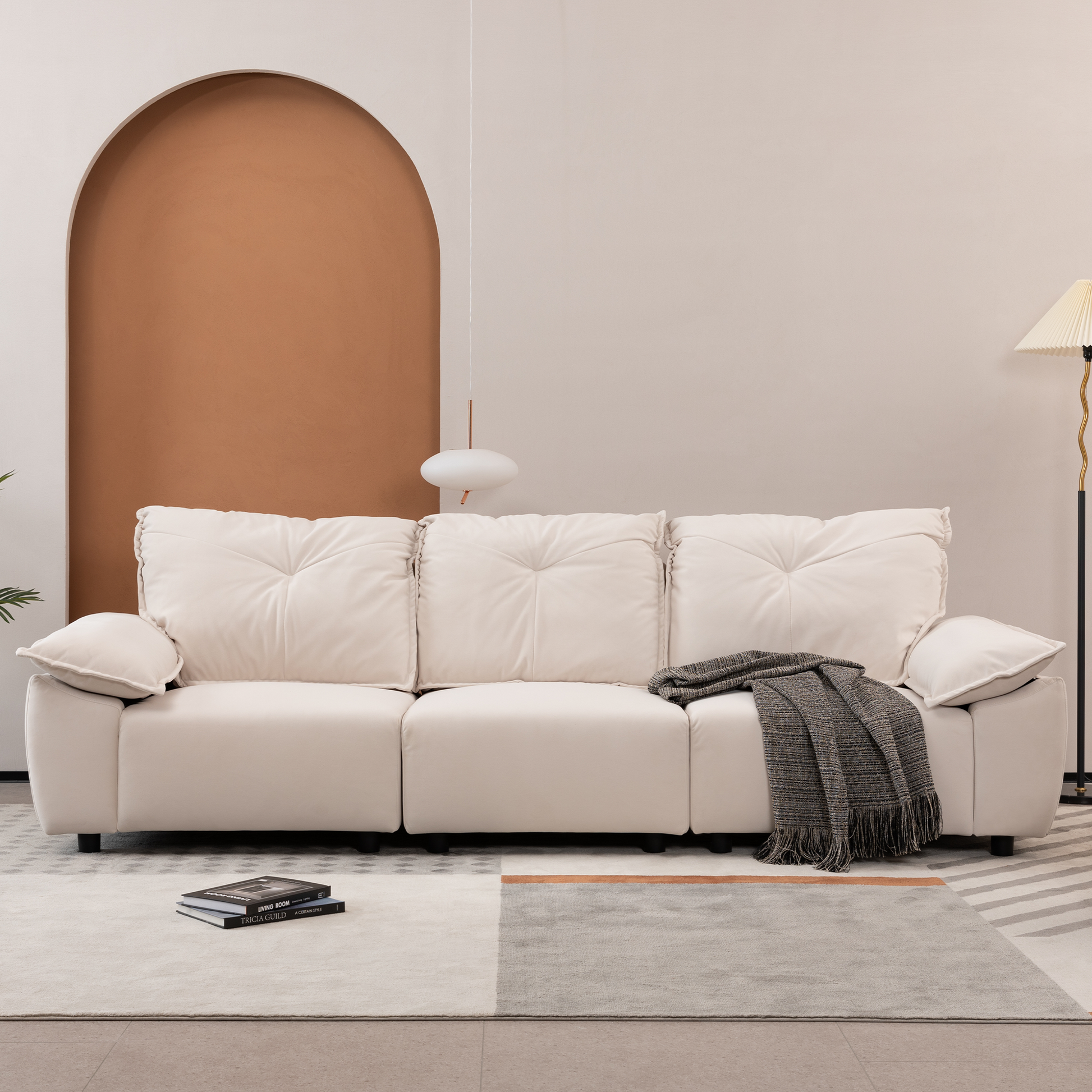 CozyEase 3-Seater Sofa