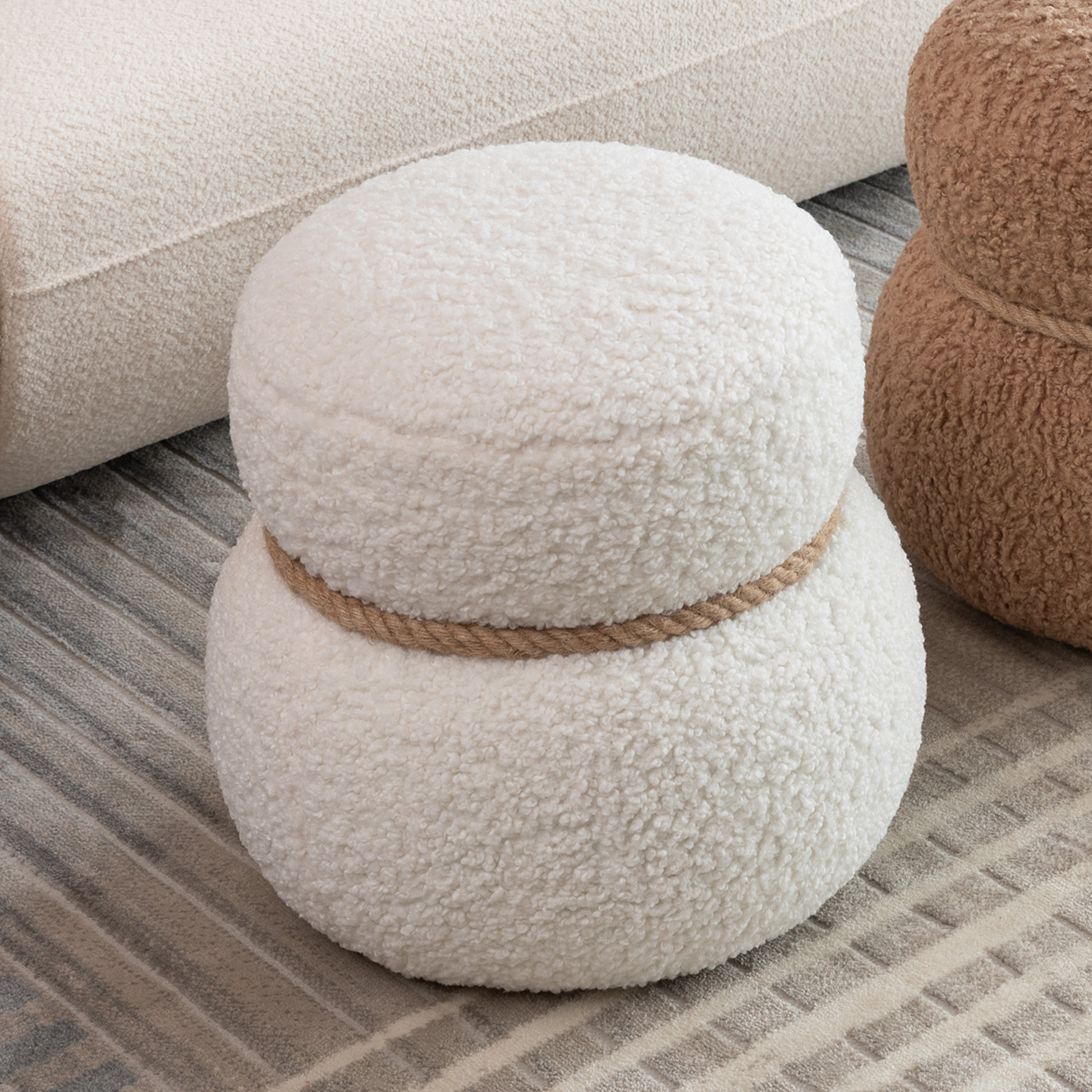 Snowman Stool