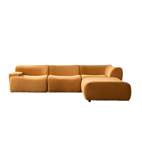 Bamboo Like Sectional Sofa